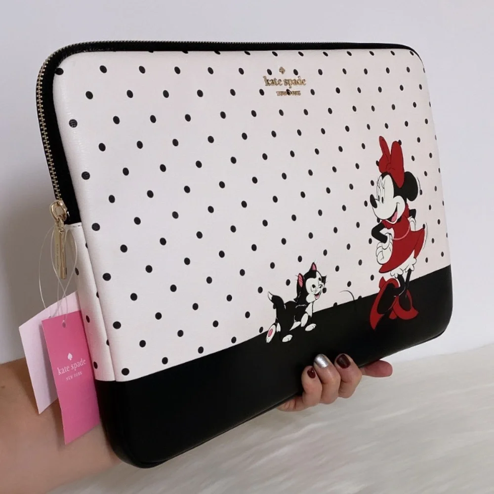 NWT💃Kate Spade Disney X kate spade minnie mouse universal laptop sleeve - Picture 2 of 10